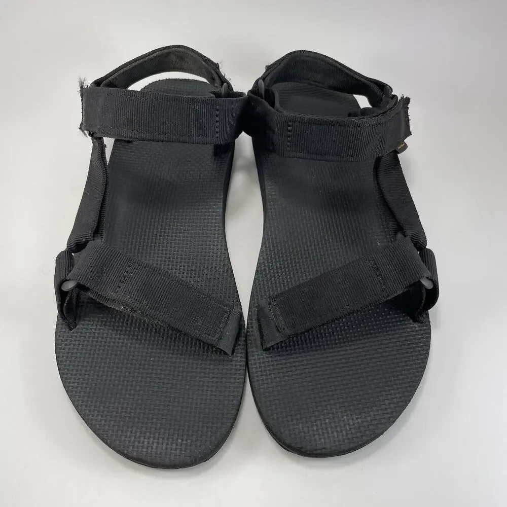 Teva Original Universal Active Sandals Mens Size 10 Black Strappy Athletic